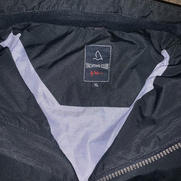 Yachting Club By Win’s Men’s Windbreaker Navy Men’s Size XL - Picture 3 of 5